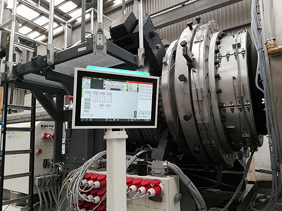 BCFDC pipe die with BCtouch control system